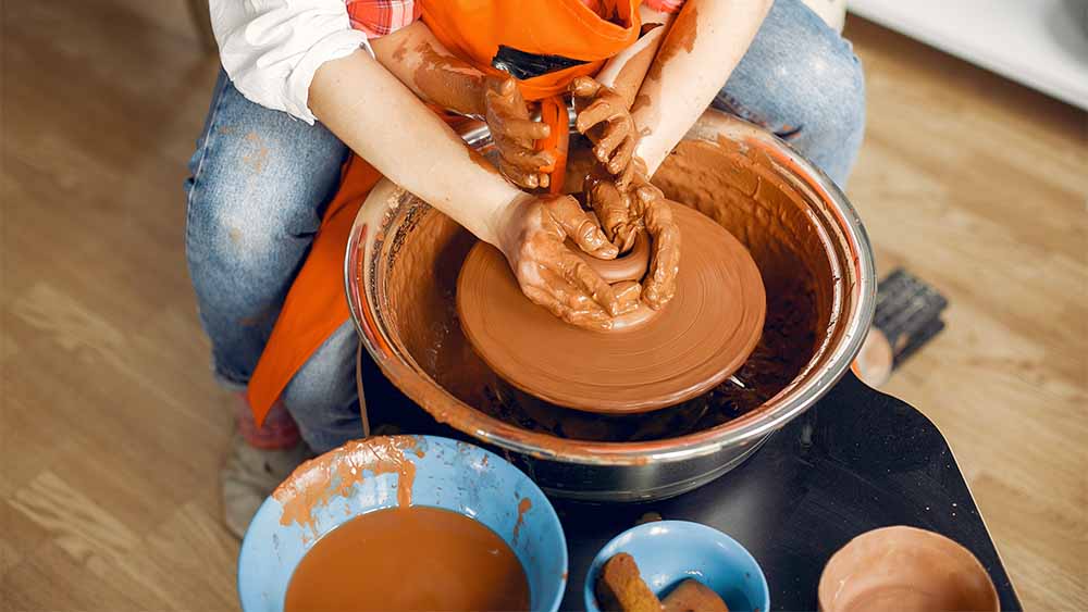 opening the clay
